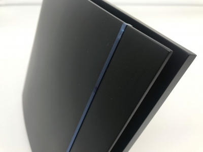 Вентилятор Soler & Palau Silent Design 100 CZ Matt Black Blue strip